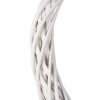 Clayre & Eef Kerstkrans van Natuurlijk Rattan Wit Ø 20 cm