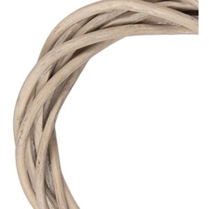 Clayre & Eef rattenkroon bruin Ø 10x2 cm