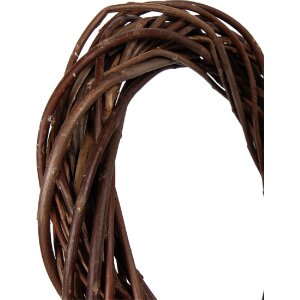 Clayre & Eef kerstdecoratie kranz bruin Ø 30 cm