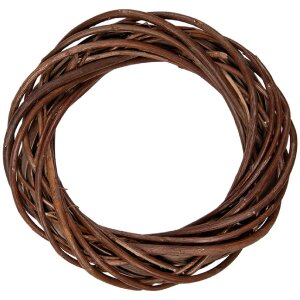 Clayre & Eef Kerstdecoratie Kranz Bruin Ø 20x4 cm