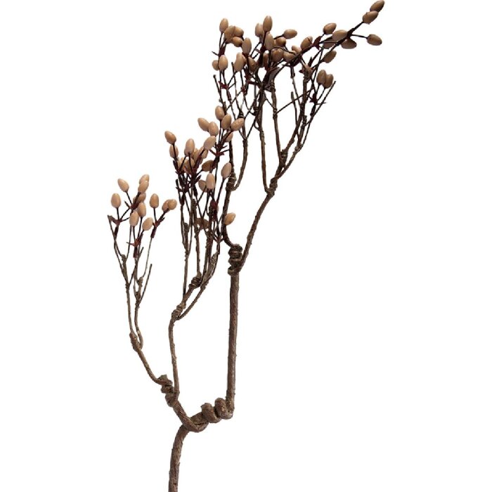 Clayre & Eef Kerstdecoratie Zweig in natuurlijke bruine tinten, 30x4x85 cm