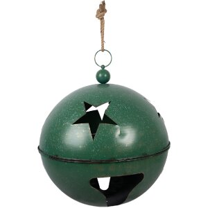 Clayre & Eef Decoratieve Klingel Set Geelgroen Ø 60 50 40 cm