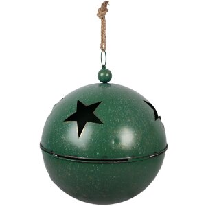 Clayre & Eef Decoratieve Klingel Set Geelgroen Ø 60 50 40 cm