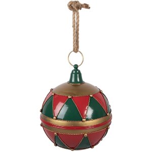 Clayre & Eef Kerstboomdecoratie Kogel Ø 31x36...