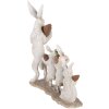 Clayre & Eef Kerstdecoratie Konijn beige-bruin 34x13x33 cm