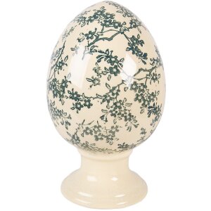 Clayre & Eef Pasen-Decoratie Ei op voet Geel-Groen...