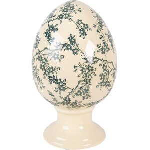 Clayre & Eef Pasen-Decoratie Ei op voet Geel-Groen...