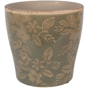 Clayre & Eef keramische plantenpot Ø 14x13 cm,...