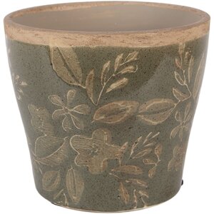 Clayre & Eef decoratieve keramische plantenpot...