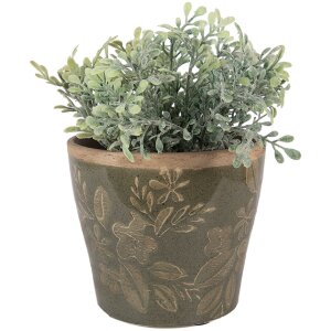 Clayre & Eef decoratieve keramische plantenpot...
