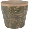 Clayre & Eef decoratieve keramische plantenpot Ø 12x10 cm