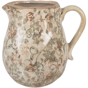 Clayre & Eef decoratieve keramische kan 20x16x20 cm...