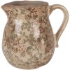 Clayre & Eef Decoratieve Kanne Beige-Groen 16x13x16 cm
