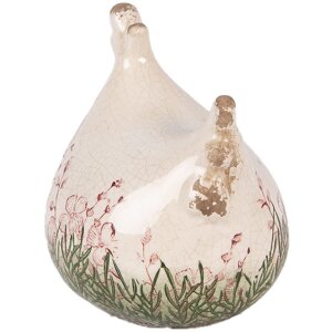 Clayre & Eef Decoratief Beeld Huhn 12x11x13 cm...