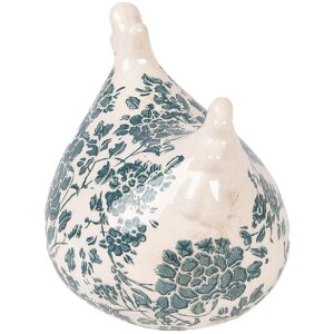 Clayre & Eef decoratief beeld hertje beige-groen...