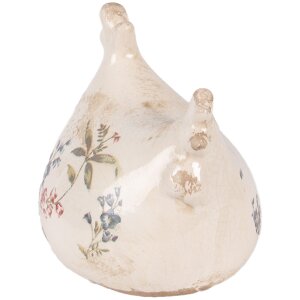 Clayre & Eef Decoratief Beeld Huhn Beige Roze...