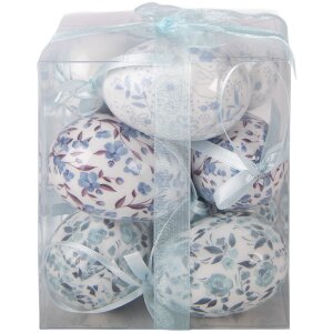 Clayre & Eef Decoratieve Hangende Eieren Set van 9...