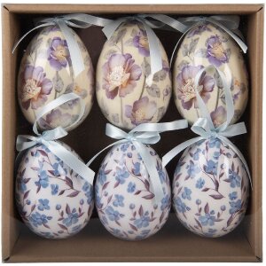 Clayre & Eef Kerst- en Pasendecoratie Eihangers Set...