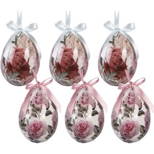 Clayre & Eef Kerstdecoratie Eihangers Set van 6 in...