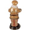 Clayre & Eef kerstman-figuur geel goud 15x18x31 cm