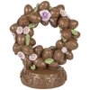 Clayre & Eef Kerstdecoratie Eier Bruin-Groen 17x11x19 cm
