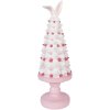 Clayre & Eef kerstdecoratie taart roze-wit Ø 14x39 cm
