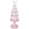 Clayre & Eef kerstdecoratie taart roze-wit Ø 14x39 cm