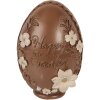 Clayre & Eef decoratief ei bruin-wit Ø 9x13 cm