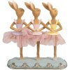 Clayre & Eef kerstdecoratie kaninje bruin-roze 23x8x25 cm