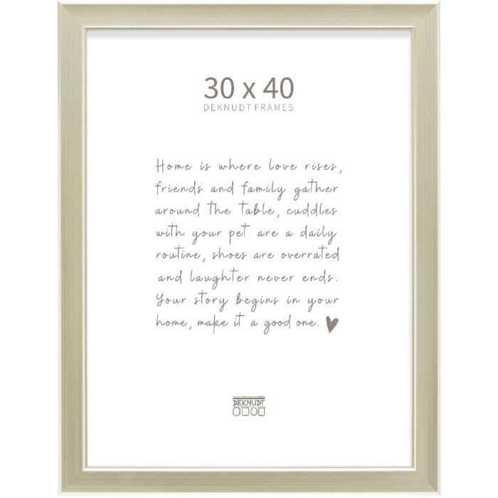 Deknudt S244 fotolijst zilver 30x40 cm