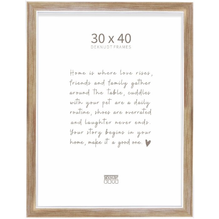 Deknudt wandlijst S244 brons 30x40 cm