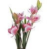 Clayre & Eef kunstplant Cattleya Hybrida roze-groen 14x14x55 cm