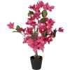 Clayre & Eef kerstdecoratie Bougainvillea-boom roze groen 25x25x60 cm