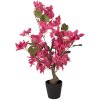 Clayre & Eef kerstdecoratie Bougainvillea-boom roze groen 25x25x60 cm