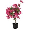 Clayre & Eef kerstdecoratie Bougainvillea-boom 90 cm roze bloemen groen blad