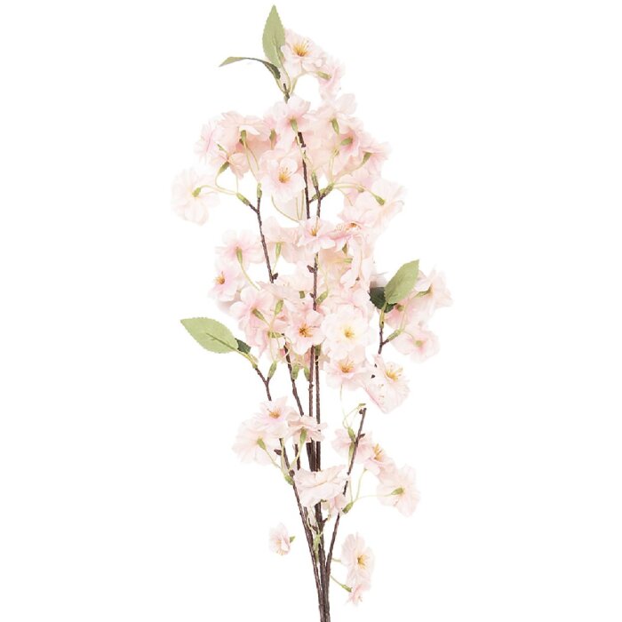 Clayre & Eef kerstdecoratie bloemtak roze groen 10x12x90 cm