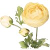 Clayre & Eef Kunstbloem Ranonkel 6x10x52 cm Geel-Groen
