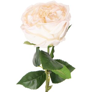 Clayre & Eef Kunstblume Rose Weiß 9x9x43 cm mit...