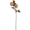 Clayre & Eef kerstdecoratie tak met bloemen beige-groen 12x12x70 cm
