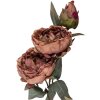 Clayre & Eef decoratief takje met bloemen 16x16x72 cm roze groen
