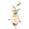 Clayre & Eef kerstdecoratie tak met bloemen beige en groen 14x14x78 cm