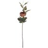Clayre & Eef kerstdecoratie tak met bloemen in roze- en groentinten 14x14x83 cm