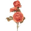 Clayre & Eef decoratieve tak met bloemen oranje-groen 10x12x70 cm