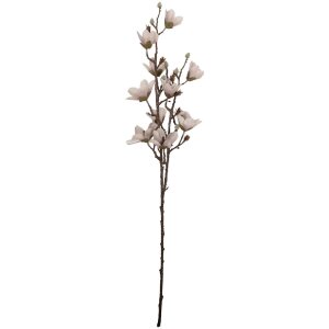 Clayre & Eef kerstdecoratie tak met bloemen beige bruin 12x15x92 cm