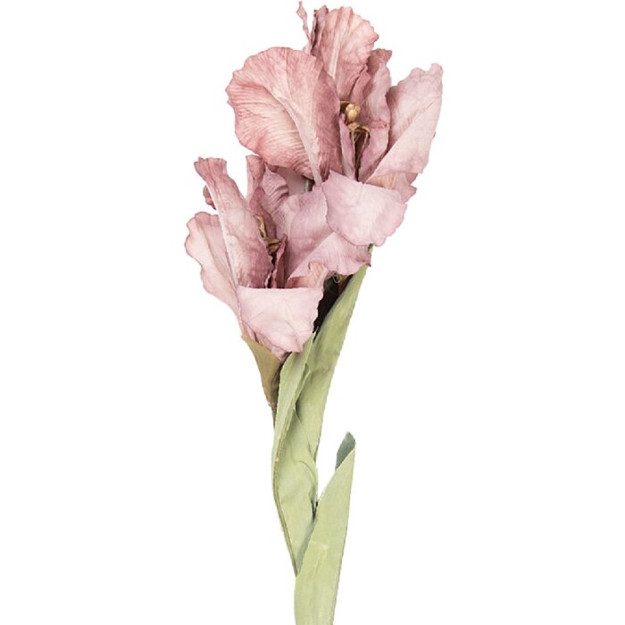 Clayre & Eef Blumen- en takdecoratie in natuurlijke roze- en groentinten 10x18x85 cm