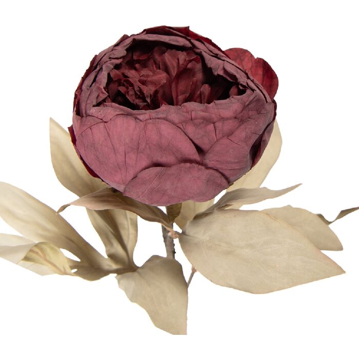 Clayre & Eef Kunstbloem Geelgroen 11x11x62 cm