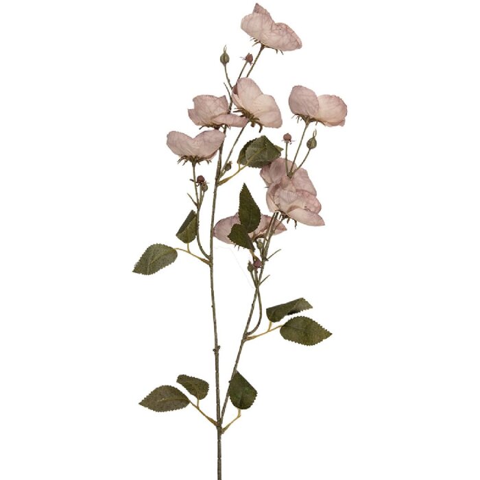 Clayre & Eef kunstbloemzweig paars groen 80 cm