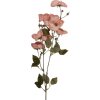 Clayre & Eef decoratieve tak met bloemen, roze-groen, 10x14x80 cm