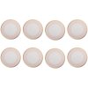 Clayre & Eef 66444 Untersetzer set van 8 stuks beige roze