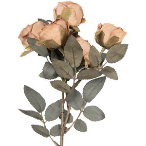 Clayre & Eef decoratieve bloemen tak bruin-groen 8x13x43 cm